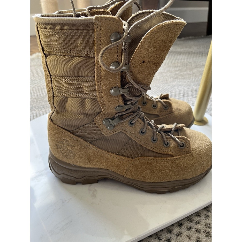 Danner Men's Reckoning 8 USMC Leather Steel Safety Toe Combat Boots Size 4.5 D
